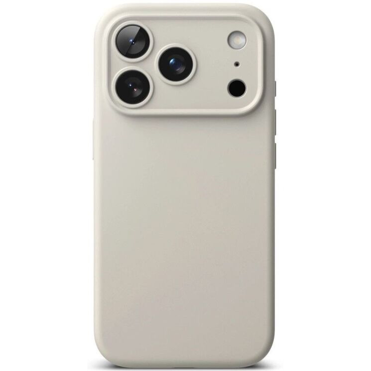 Защитный чехол Ringke Silicone Magnetic для iPhone 18 Pro (8800380463110) - Stone: фото 3 из 20