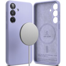 Защитный чехол Ringke Silicone Magnetic для Samsung Galaxy S25 Plus (S936) 8800274968806 - Lavender: фото 1 из 14
