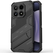 Защитный чехол с подставкой Deexe Bibercas для Xiaomi 17 - Black: фото 1 из 6