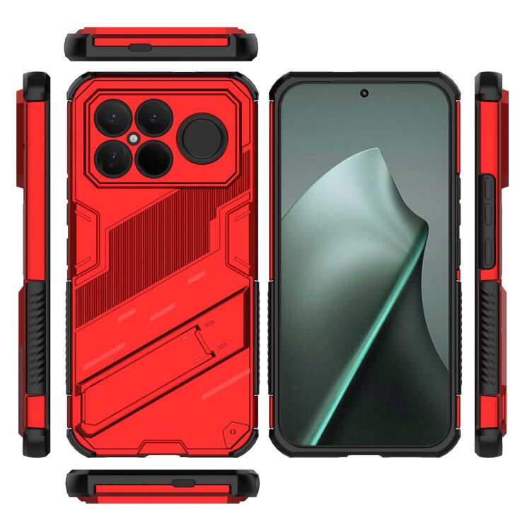 Защитный чехол с подставкой Deexe Bibercas для Xiaomi Poco F8 Ultra - Baby Blue: фото 6 из 6