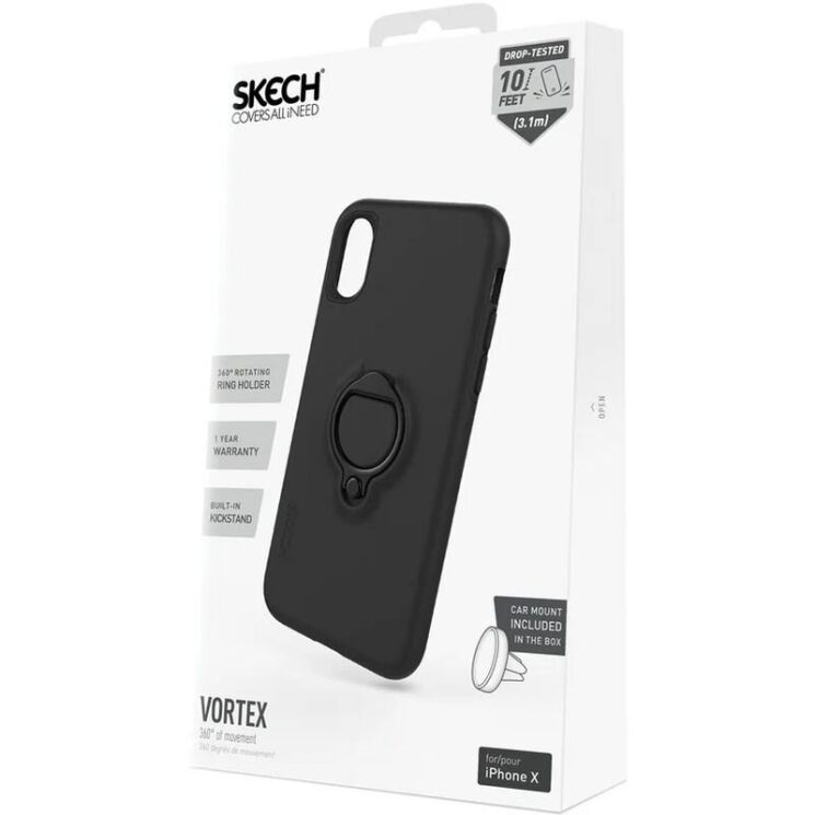 Захисний чохол Skech Vortex with Car Mount для Apple iPhone X / iPhone XS - Black: фото 8 з 8