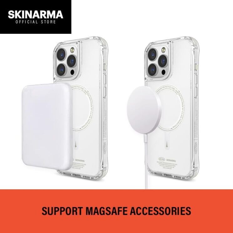 Защитный чехол SKINARMA SAIDO NITEGLOW Mag-Charge для Apple iPhone 16 Pro Max - Lime Green: фото 9 из 10