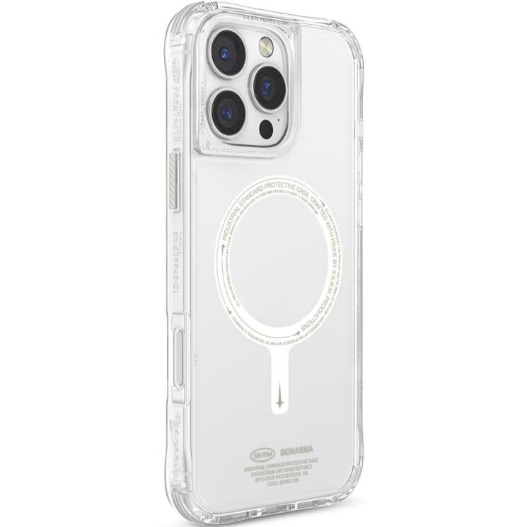 Защитный чехол SKINARMA SAIDO NITEGLOW Mag-Charge для Apple iPhone 16 Pro Max - Lime Green: фото 3 из 10