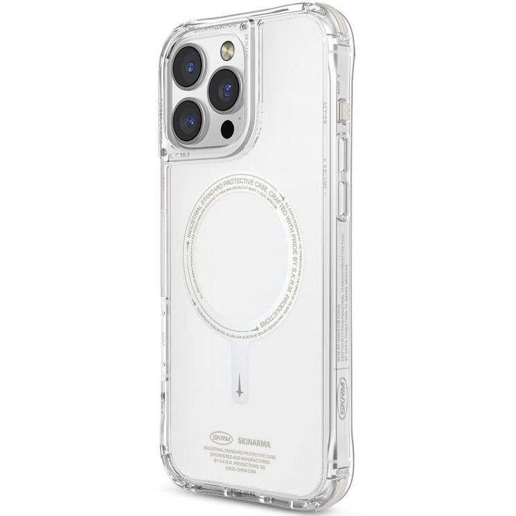 Защитный чехол SKINARMA SAIDO NITEGLOW Mag-Charge для Apple iPhone 16 Pro Max - Lime Green: фото 2 из 10