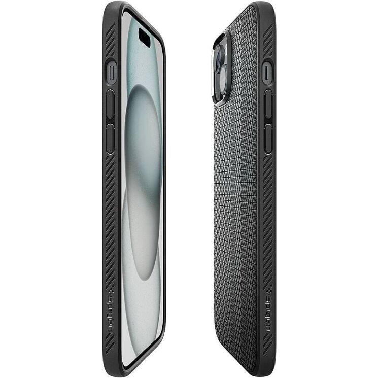 Захисний чохол Spigen Air Grip для iPhone 15 Plus (ACS06673) - Matte Black (339776B) Захисний чохол Spigen Air Grip для iPhone 15 Plus (ACS06673) - Matte Black: фото 8 з 12