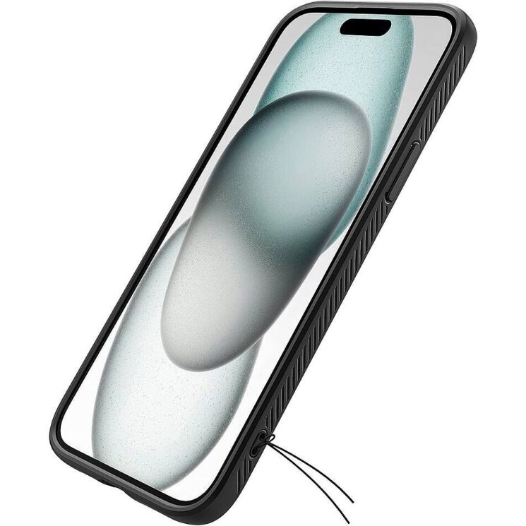 Захисний чохол Spigen Air Grip для iPhone 15 Plus (ACS06673) - Matte Black (339776B) Захисний чохол Spigen Air Grip для iPhone 15 Plus (ACS06673) - Matte Black: фото 11 з 12
