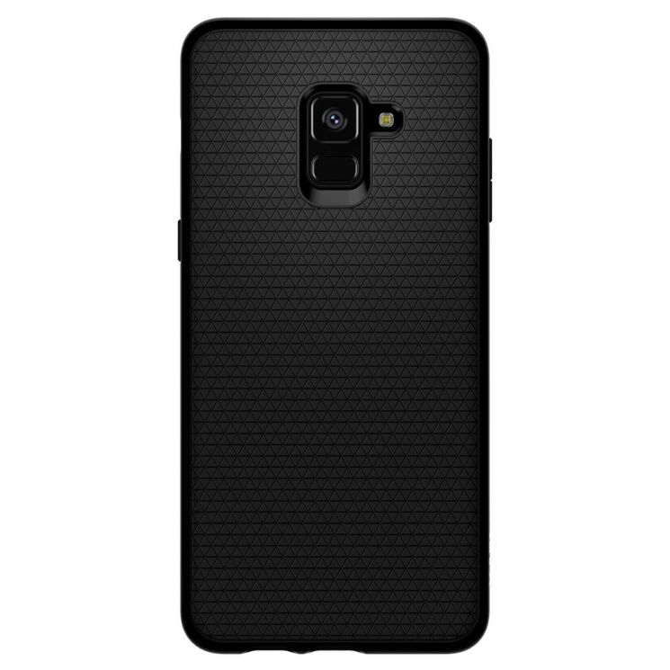Захисний чохол Spigen SGP Liquid Air для Samsung Galaxy A8+ (A730) - Black: фото 2 з 7