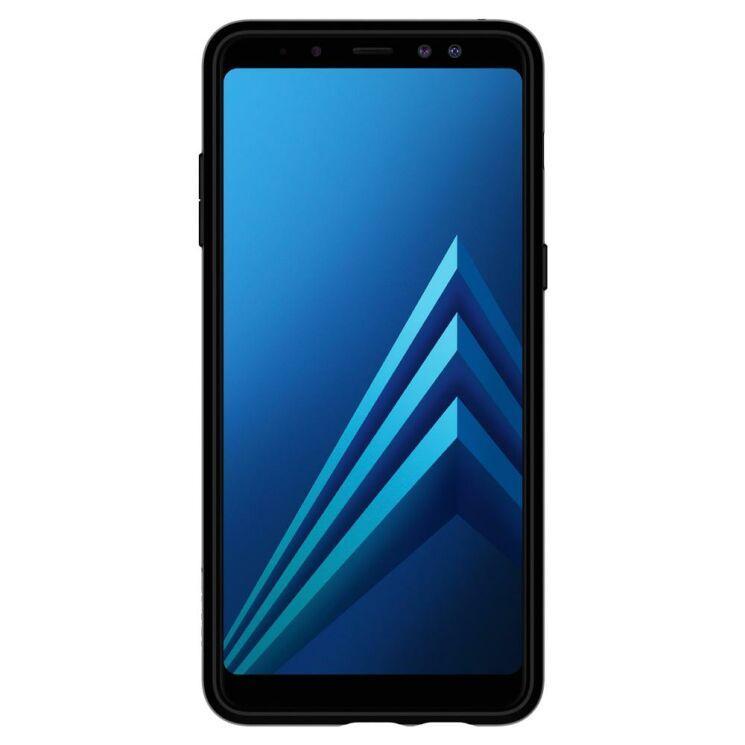 Захисний чохол Spigen SGP Liquid Air для Samsung Galaxy A8+ (A730) - Black: фото 3 з 7