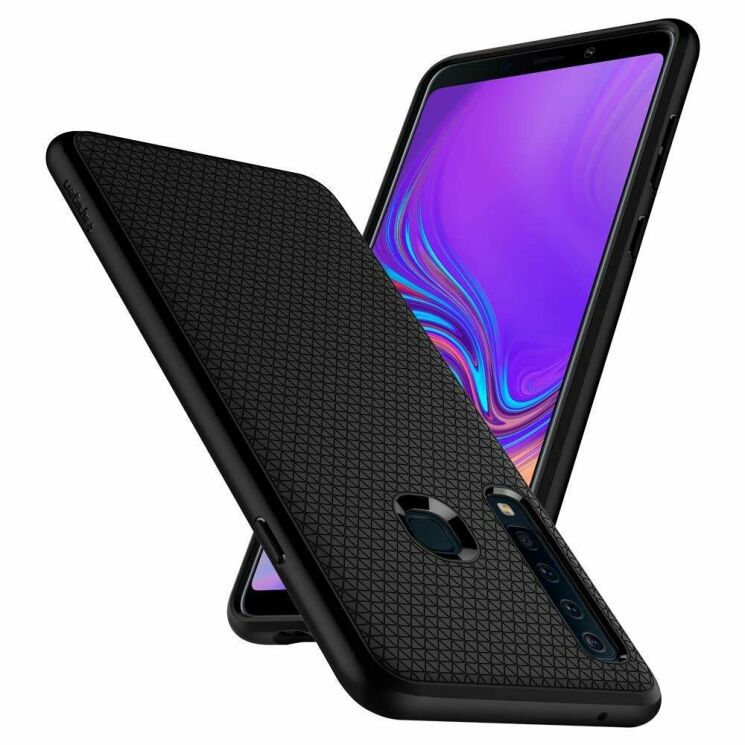 Захисний чохол Spigen SGP Liquid Air для Samsung Galaxy A9 2018 (A920) - Black: фото 1 з 7