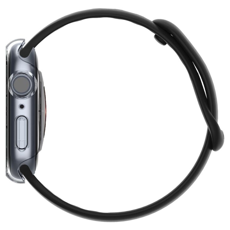 Защитный чехол Spigen (SGP) Thin Fit (FW) для Apple Watch 45 mm (7 / 8 / 9 Series) - Crystal Clear: фото 8 из 16