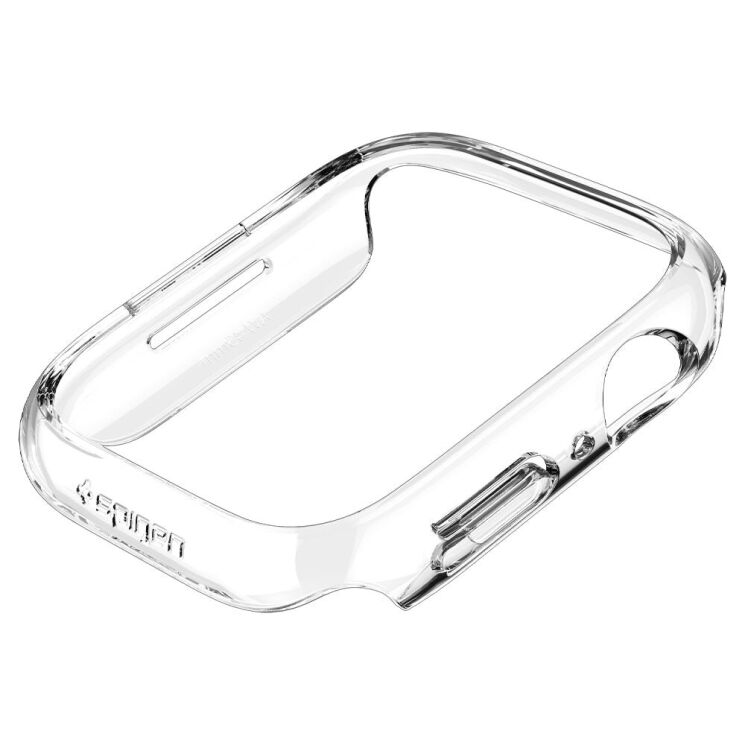 Защитный чехол Spigen (SGP) Thin Fit (FW) для Apple Watch 45 mm (7 / 8 / 9 Series) - Crystal Clear: фото 2 из 16