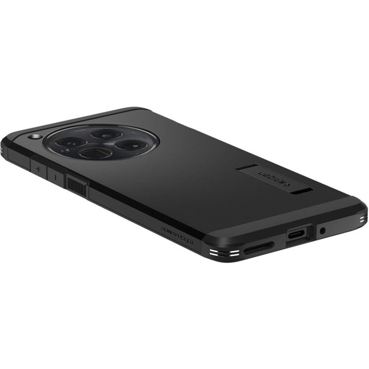 Защитный чехол Spigen (SGP) Tough Armor для OnePlus 12 - Black: фото 10 из 18