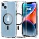 Защитный чехол Spigen (SGP) Ultra Hybrid (MagFit) для Apple iPhone 14 - Carbon Fiber (304526CF). Фото 1 из 15