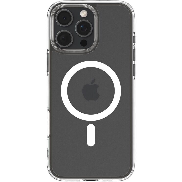 Защитный чехол Spigen (SGP) Ultra Hybrid (MagFit) для Apple iPhone 16 Pro - Frost Clear: фото 2 из 15