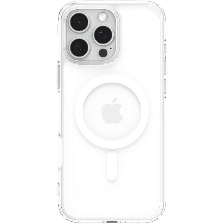 Защитный чехол Spigen (SGP) Ultra Hybrid (MagFit) для Apple iPhone 16 Pro - Frost Clear: фото 3 из 15