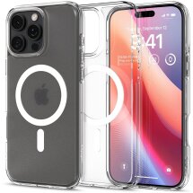 Защитный чехол Spigen (SGP) Ultra Hybrid (MagFit) для Apple iPhone 16 Pro - Frost Clear: фото 1 из 15