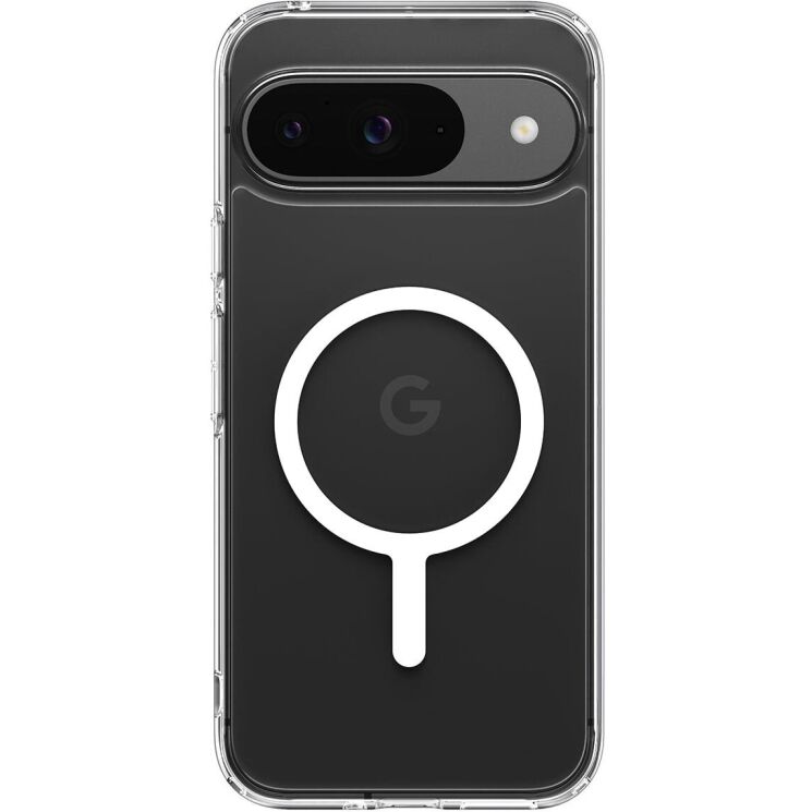Защитный чехол Spigen (SGP) Ultra Hybrid (MagFit) для Google Pixel 9 Pro - White: фото 2 из 13