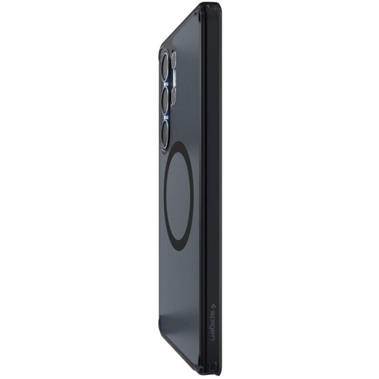 Защитный чехол Spigen (SGP) Ultra Hybrid (MagFit) для Samsung Galaxy S25 Ultra (S938) ACS08960 - Frost Black: фото 11 из 20