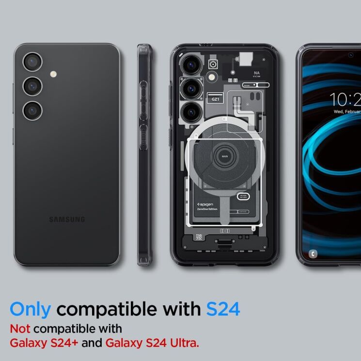 Захисний чохол Spigen (SGP) Ultra Hybrid Zero One (MagFit) для Samsung Galaxy S24 (S921) ACS07354 - Zero One: фото 6 з 11