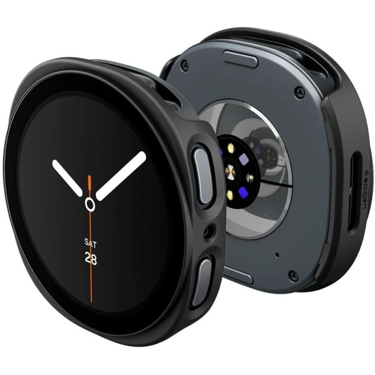 Защитный чехол Spigen Thin Fit (FW) для Samsung Galaxy Watch 9 (40mm) / 8 (40mm) ACS11597 - Black (387006B) Защитный чехол Spigen Thin Fit (FW) для Samsung Galaxy Watch 9 (40mm) / 8 (40mm) ACS11597 - Black: фото 4 из 10