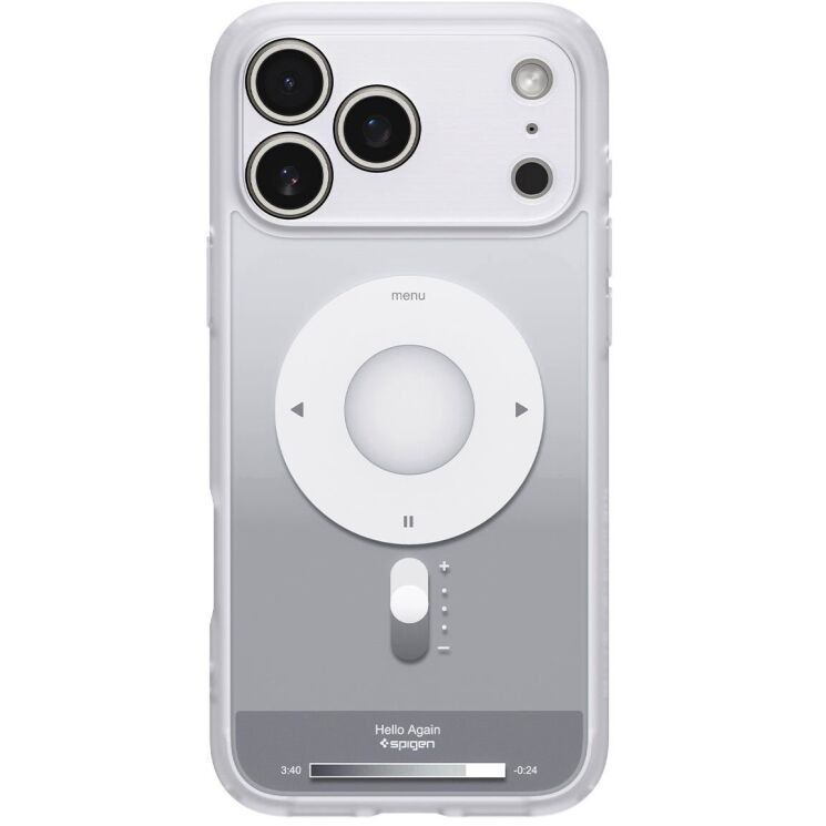 Защитный чехол Spigen Ultra Hybrid (MagFit) Сlassic для iPhone 17 Pro (ACS10355) - Silver: фото 2 из 10