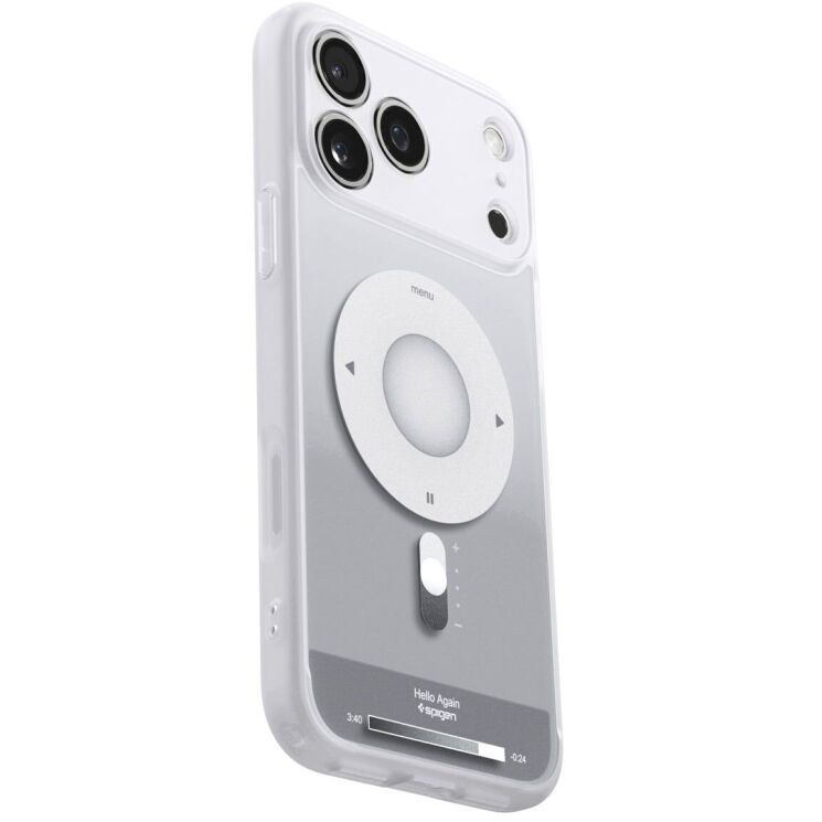 Защитный чехол Spigen Ultra Hybrid (MagFit) Сlassic для iPhone 17 Pro (ACS10355) - Silver: фото 4 из 10