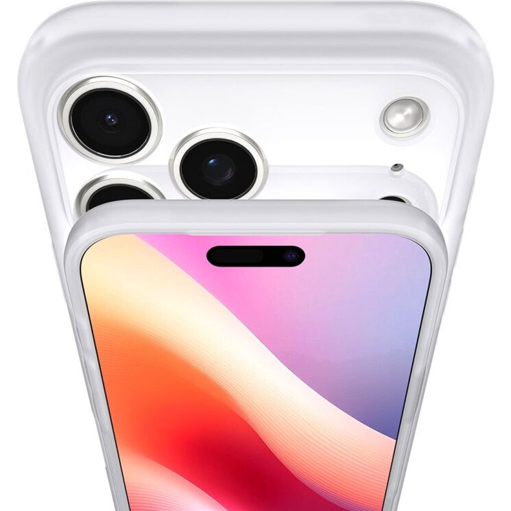 Защитный чехол Spigen Ultra Hybrid (MagFit) Сlassic для iPhone 17 Pro (ACS10355) - Silver: фото 7 из 10