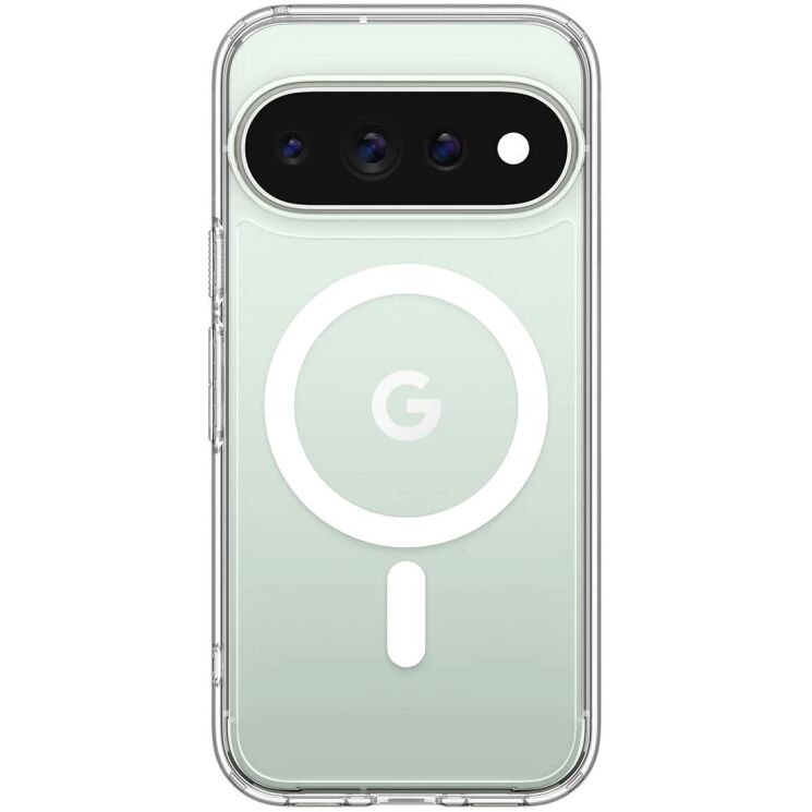 Захисний чохол Spigen Ultra Hybrid MagSafe Compatible для Google Pixel 11 Pro (ACS11431) - Clear/White: фото 3 з 12