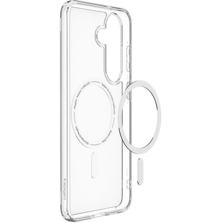 Защитный чехол Spigen Ultra Hybrid MagSafe для Samsung Galaxy S26 FE (ACS11636) - Clear / White (412780W) Защитный чехол Spigen Ultra Hybrid MagSafe для Samsung Galaxy S26 FE (ACS11636) - Clear / White: фото 5 из 14