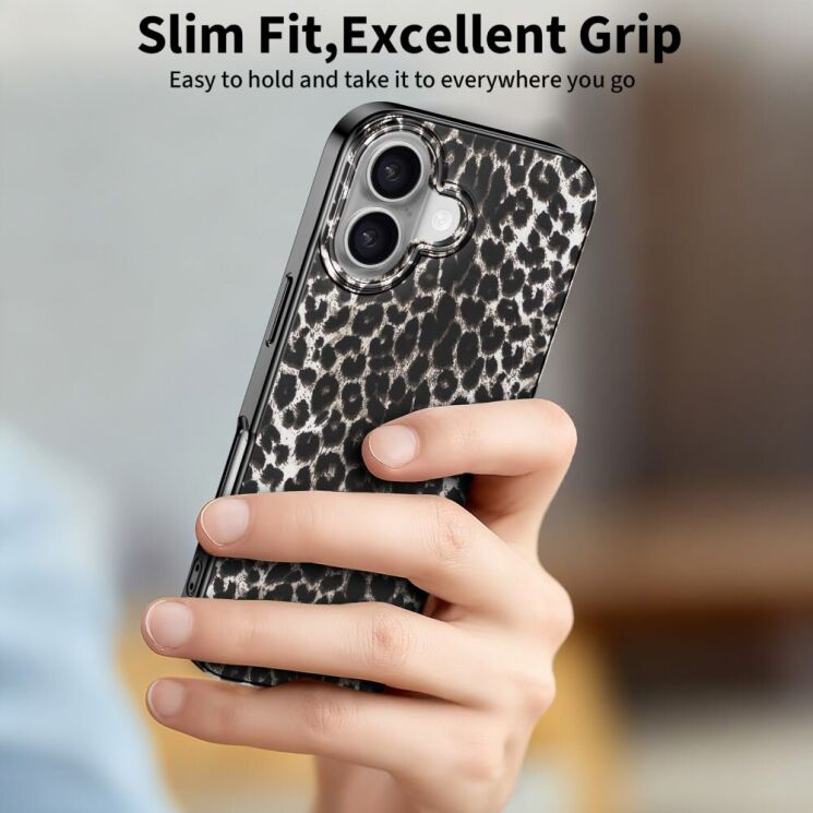 Защитный чехол Tech-Protect Lamano MagSafe для iPhone 17 - Leopard: фото 7 из 8