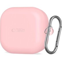 Захисний чохол Tech-Protect Silicone Hook для Samsung Galaxy Buds 4 / Buds 4 Pro - Dusty Pink: фото 1 з 7
