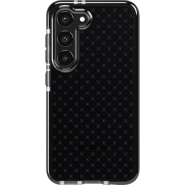 Захисний чохол Tech21 Evo Check для Samsung Galaxy S23 (S911) - Black: фото 1 з 7