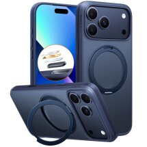 Захисний чохол TORRAS Ostand Pro MagSafe для Apple iPhone 17 Pro - Dark Blue: фото 1 з 8