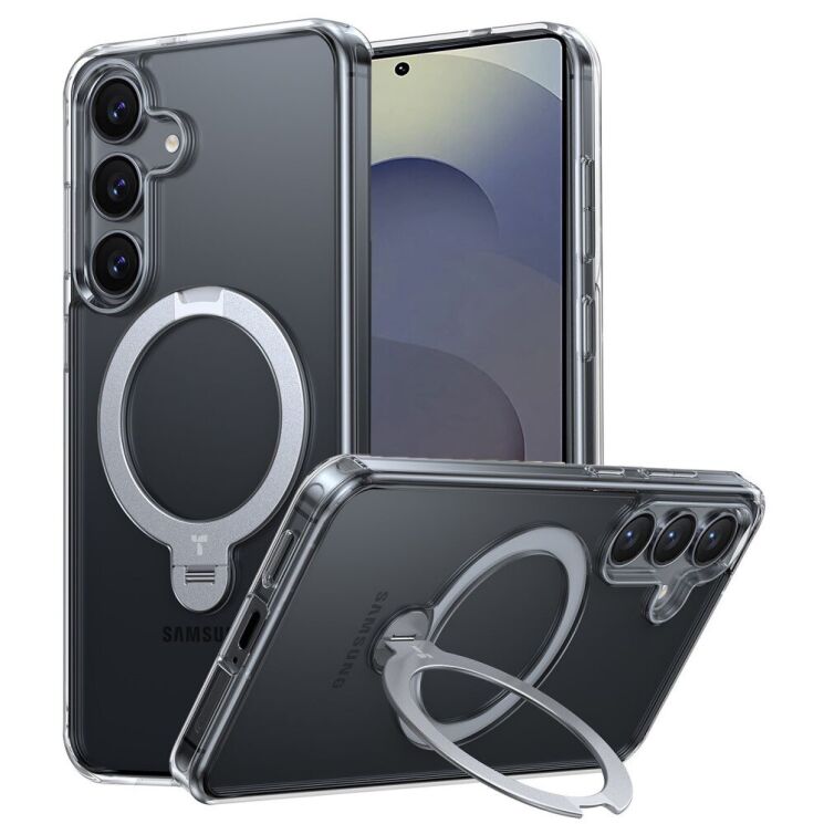 Защитный чехол TORRAS Ostand Spin MagSafe для Samsung Galaxy S25 Plus (S936) - Transparent: фото 1 из 8