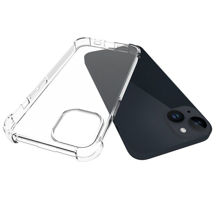 Защитный чехол UniCase AirBag для Apple iPhone 15 - Transparent: фото 2 из 5