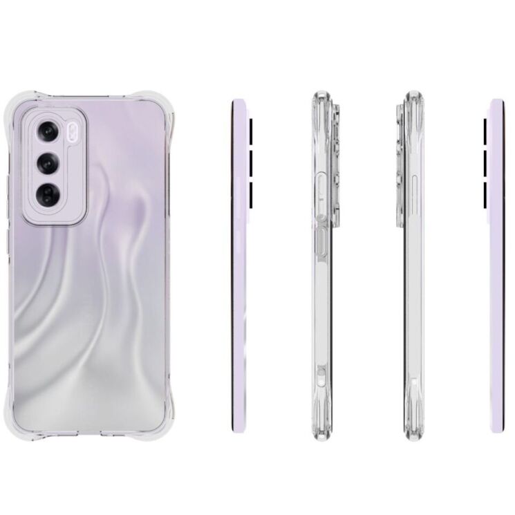 Захисний чохол UniCase AirBag для OPPO Reno 12 Pro - Transparent: фото 5 з 5