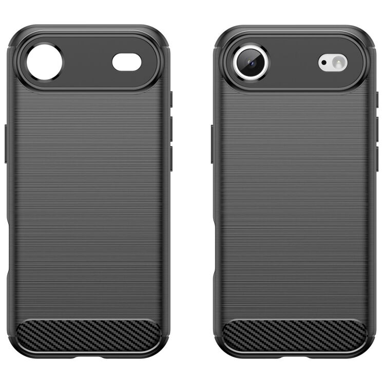 Защитный чехол UniCase Carbon для Apple iPhone 17 Air - Black: фото 2 из 11