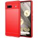 Защитный чехол UniCase Carbon для Google Pixel 7a - Red (322067R). Фото 1 из 8