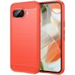Захисний чохол UniCase Carbon для Google Pixel 9a - Red (375407R)