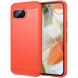 Захисний чохол UniCase Carbon для Google Pixel 9a - Red (375407R). Фото 1 з 8