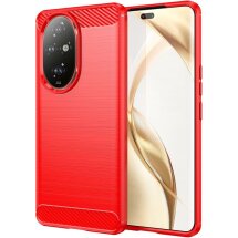 Захисний чохол UniCase Carbon для Honor 200 Pro - Red: фото 1 з 8
