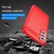 Защитный чехол UniCase Carbon для Samsung Galaxy S21 (G991) - Red (230439R). Фото 5 из 9