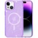 Захисний чохол UniCase Glitter Series MagSafe для Apple iPhone 15 - Purple (329547V). Фото 1 з 6