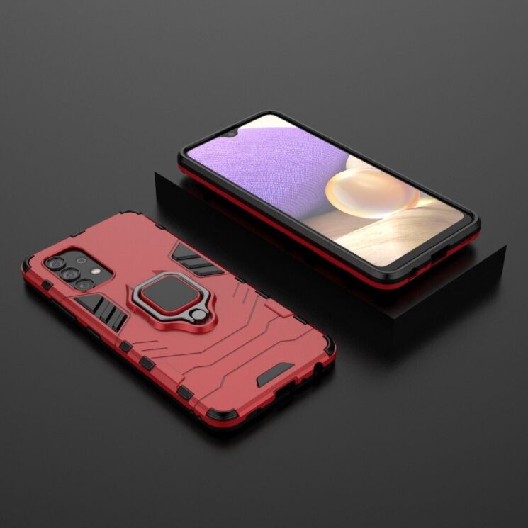 Защитный чехол Deexe Hybrid Case для Samsung Galaxy A32 (А325) - Red: фото 5 из 7