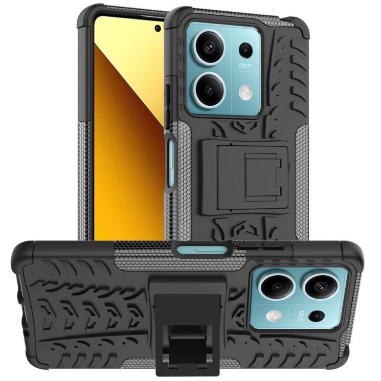 Защитный чехол UniCase Hybrid X для Xiaomi Redmi Note 13 5G - Black: фото 1 из 17