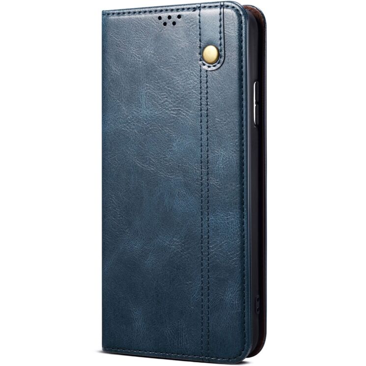 Захисний чохол UniCase Leather Wallet для Apple iPhone 17 - Blue: фото 4 з 10