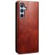 Защитный чехол UniCase Leather Wallet для Samsung Galaxy S25 (S931) - Brown (372301Z). Фото 6 из 7