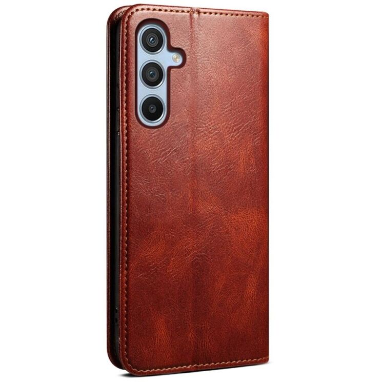 Защитный чехол UniCase Leather Wallet для Samsung Galaxy S25 (S931) - Brown: фото 6 из 7