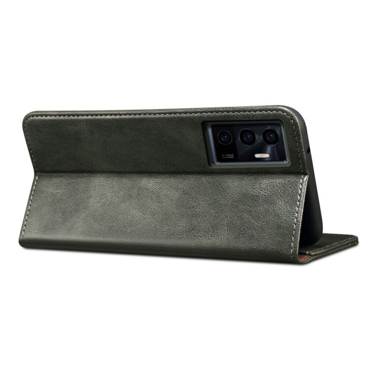 Защитный чехол UniCase Leather Wallet для VIVO V23e - Green: фото 5 из 6