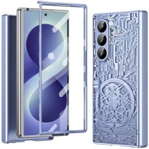 Защитный чехол UniCase Mechanical Legend для Samsung Galaxy Fold 8 Ultra - Blue: фото 1 из 13
